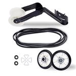 AZ4U Dryer Repair Kit Replaces For Amana NED4600YQ1 NED4655EW1 4GNED4600YQ1 NED4600YQ0 NGD4655EW2 NED4500VQ0 NED4700YQ1 NED4500TQ0 NED4800VQ0 Drum Rollers 14210017 Belt 341241 Idler Pulley 14210023