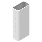 OBOE Silicone Soft Cover for Mi Boost Pro Power Bank Battery (White, 30000 mAh)