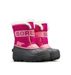 Sorel Unisex Kids Kids Snow Commander Winter Boots, Red Tropic Pink X Deep Blush Children, 9 UK