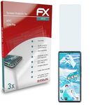 atFoliX Screen Protector compatible with HTC U24 Pro Protector Film, ultra clear and flexible FX Screen Protection Film (3X)