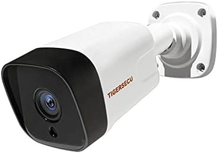 TIGERSECU 5MP Super HD 4-in-1 Security Camera with OSD Switch, for TVI/CVI/AHD/D1 DVR, Weatherproof for Indoor/Outdoor Use (Power Supply and Coaxial Cable Sold Separately)