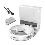 Shark Matrix Plus 2-in-1 Robot Vacuum and Mop with Self-charging Base - Deep-cleans Carpets, Hard Floors and Pet Hair - 3D LiDAR Navigation - Wi-Fi/App - 2 Pads and 2 Brushes incl. - White
