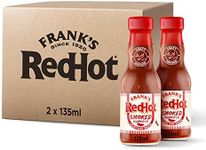 Frank's RedHot Smoked Chipotle Craft Hot Sauce 135 ML | Pack of 2 | Use as Condiment | For Veg & Non-Veg Cuisine | Perfect for Steak, Hot Dogs, and Hamburgers | No Artificial Colourings or Flavourings