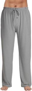 #followme Super Soft Men's Polyspandex Pajama Pants with Pockets 45904-CHAR-3XL