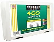 Sargent Art 22-3220 400 Count Best Buy Regular Crayon, 8 Colors, Assorted