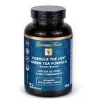GAMMA FORCE Green Tea Extract Formula – 620 mg | 300 mg EGCG + 82.76 mg Natural Caffeine | Weight Management Support | 60 Veg Capsules | No Magnesium Stearate | Canadian Brand