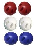 WIFFLE Wiffle Ball U.S.A Set Includes - Official Wiffle Ball Products - Red Wiffle Ball Set, White Wiffle Ball Set, Blue Wiffle Ball Set