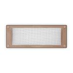 MOUSEMESH Pest Proofing Air Brick Vent Cover, 2mm Stainless Steel Woven Mesh Grid Stops Mice, Wasps, Bees, Slugs, Cockroaches. Humane Pest Control. Easy to Install - Buff, 95mm x 245mm - BFmou1a