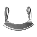 Premier Housewares Mezzaluna Chopper Stainless Steel, Silver