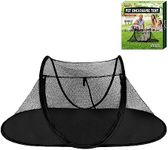 Cat Tent Outdoor, Pet Enclosure Tent Suitable for Cats and Small Animals, Indoor Playpen Portable Exercise Tent with Carry Bag（Black）