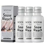 Dark Skin Bleaching Cream,Dark Spot Corrector Cream,Snow Bleach Cream for Private Part Underarm Whitening,Moisturizer Cream,Skin Lightening Bleaching Cream,for Intimate Areas Brightening (3PCS)