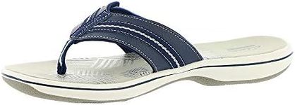 Clarks Women's Brinkley Jazz Flip Flops, Navy, 8 M US