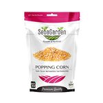 Seba Garden Popping Corn Kernels GMO FREE, Ziplock Bag Strong resealable Popcorn from Argentina (1kg)