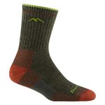 Darn Tough Women's Hiker Micro Crew Midweight Hiking Sock (Style 1903) - Forest, Large, Forest, L