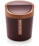 faas Plastic Mini Waste Bin Desktop Garbage Basket Home Table Trash Can Dustbin (Size/Inches 5.3 * 5.7, 2L, Multicolor, Open-Top)