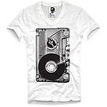 E1Syndicate V-Neck T-Shirt Tape Mix