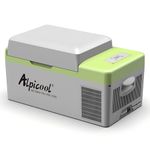 Alpicool Y20 20L Car Fridge 12v Car Mini Fridge Car Refrigerator Portable Quiet Camping Fridge Freezer Vehicle Truck RV Boat Electric Cool Box for Driving Travel Outdoor Picnic