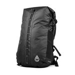 AquaQuest Cloudbreak Backpack - 100% Waterproof Dry Bag 30L Backpack for School, Outdoors, Sports, Travel - Black