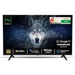 NU 80 cm (32 Inches) New 2025 Borderless Series 720p HD Smart Google TV LED32HGNX