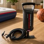 Storio 12-Inch Air Hammer Inflation Pump | 0.85L/Stroke Manual Hand Pump with 3 Nozzles | Air Pump for Sofa, Bed, Swimming Pool, Inflatables, Toys, Mattress & Tubes