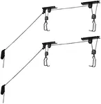 RAD Cycle Products Bike Hoist/Lift Bicycle Hoists, 2-Pack, Black