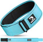 DMoose Auto Locking gym belts, Provides Lumbar Support & Stability 4" Nylon weight belt lifting women with Adjustable Buckle, workout back belts for men