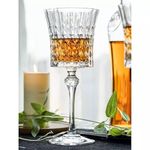 Patrani Fashion Stylish Curve Wine Glass 190 ML Set of 2 Elegant Bar Glassware for Champagne Glass Water, Juice, Beer, Drinks and Cocktails Mixed Drinks Glass and Brandy Glass Dessert Wine Glass