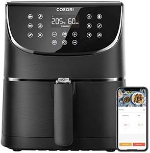 COSORI Air Fryer 5.5L Capacity,Oil Free, Energy and Time Saver with 13 Presets with 100 Recipes(Cookbook & Online), APP Control, on-Stick, Dishwasher Safe Basket,1700-Watt, CS158-AF