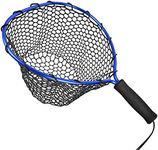 Floating Fishing Net,Fishing Landing Net with Rubber EVA Handle for Easy Fish Catch and Release Fishing Net for Fly, Trout, Salmon, Bass, Kayak Fishing (Style AA)