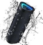 Bluetooth Speaker,Vanzon V40 Portable Wireless Bluetooth Speaker with IPX7 Waterproof, 24W HiFi Stereo Sound,24H Playtime, LED Lights and TWS Dual Pairing, Suitable for Home Outdoors Travel,Great Gift