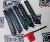 5Pcs 5/8 Inch Indexable Carbide Turning Tool Holder Set, Metal Lathe Tools Inserts Bits Shank Lathe Boring Bar Set TCMT 160304