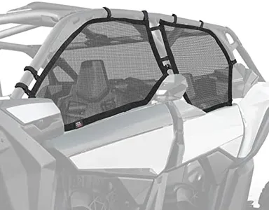 KEMIMOTO X3 Max Window Nets Compatible with Can-Am Maverick X3 Max 4-Door 2017-2025 Upper Door Side Windscreen Mesh Protective Dust Durable UTV Accessories