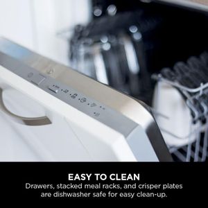 Ninja Double Stack Air Fryer 7.6L – Black, Dual Basket