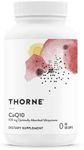 Thorne Research - Q-Best 100 - Patented Crystal-Free CoQ10 Supplement for Heart Health and Cellular Energy Production - 60 Gelcaps