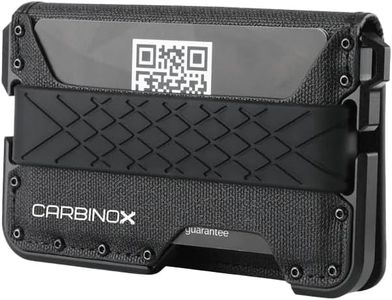 CARBINOX Smart Wallet Pro RFID & NFC Blocking, Slim Minimalist Design, Water-Resistant PU Cover