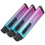 Ceramic Safety Cutter Small Retractable Box Cutter Package Opener Cutter Box Opener Tool for Carton & Thin Corrugate(3pcs)