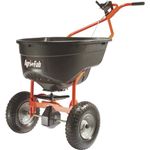 Agri-Fab AG45-0462 130lb Push Type Broadcast Smart Spreader - Black/Orange