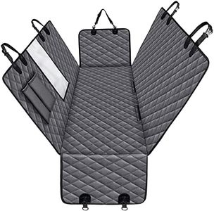 DKIIGAME Dog Car Seat Covers - Heavy Duty, 100% Waterproof & Anti-Slip 600D Oxford Cloth Hammock for Back Seat