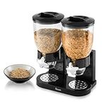 Swan SWKA1070N Double Cereal Dispenser, Tap mechanism, Black, 3.5 Litre