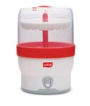 LuvLap Royal Electric Steam Sterilizer for 6 Feeding Bottles, Auto Shut Off, Fast Bottle sterilizer Machine, BPA Free (White)