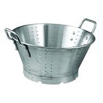 Winco SLO-16 Stainless Steel Premium Colander with Base, 16-Quart