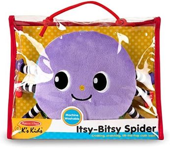 Melissa & Doug K's Kids Itsy-Bitsy Spider 8-Page Soft Activity Book for Babies and Toddlers