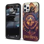 ZHETUODANG Fashionable Compatible with iPhone 12 Pro Max Case Shockproof Cover Beautiful Classic Patterns Stylish TPU Case (Lord-of-Rings-Epic-Fantasy-1)