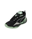 Puma Unisex-Adult Playmaker Black-White-Light Mint Sneaker - 10UK (38584108)