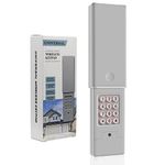 Universal Garage Door Keypad, keyless Entry, Compatible with Chamberlain LiftMaster Genie Craftsman Linear and More (Purple/Yellow/Red/Orange/Green Learn Button/DIP Switch)