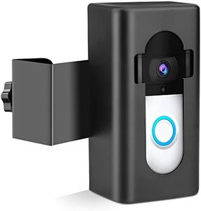 Anti-Theft Video Doorbell Door Mount, Doorbell No-Drill Mount Fit for Most Video Doorbell, Ring Doorbell Holder for Apartment Door, for Video Doorbell 1/2/3/3 Plus/4/Pro/2021(2020 Release)