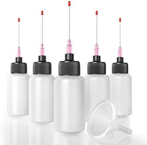 5 Pcs Oil Applicator (1 OZ), Medical Grade LDPE Needle Oiler, Precision Gun Oil Bottle with Extra Long 1.5 Inch Stainless Needle Tip – Easy to Use for Gun Oil, Crafts, Hinges, Sewing Machines and More