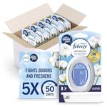 Febreze Bathroom Air Freshener, Odour Eliminator, Cotton, 5 count