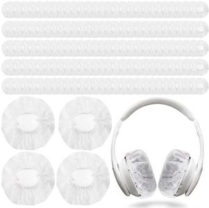 800 Pieces Headphone Covers Disposable Ear Covers for Headphones Earpads Headset Earcup Earphone Cover Sweatproof Sanitary (Large 11 cm)