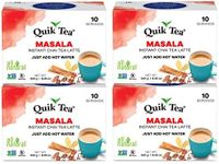 QuikTea Tea Latte, Masala Chai, 8.5 Ounce (Pack of 4)